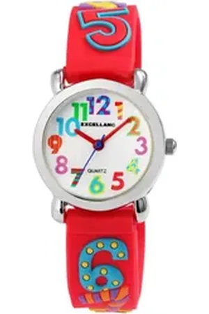 Excellanc Quarzuhr EX0276 Kinderarmbanduhr, Silikonarmband, Kinder Armbanduhr
