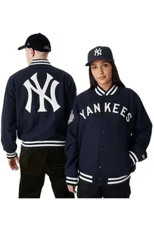 New Era Sweatjacke MLB New York Yankees Varsity Jacke Baumwolle blau L