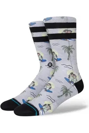 Stance Freizeitsocken SURFING MONKEY grau L (43-46)