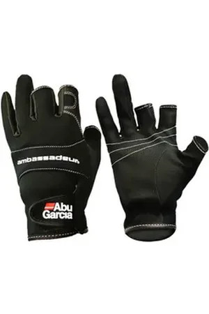 ABU GARCIA Angelhandschuhe Stretch Gloves / Handschuhe schwarz L