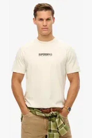 Superdry Rundhalsshirt UTILITY SPORT GRAPHIC T SHIRT weiß S