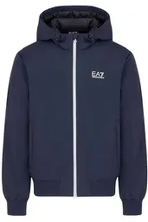 Emporio Armani Bomberjacke Jacke Bomberjacke (1-St) blau XL