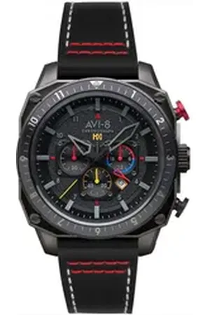 Avi-8 Quarzuhr AV-4100-04 Herrenuhr Hawker Hunter Dual Time Chronograph 43mm 5A AV-4100-04 Herrenuhr Hawker Hunter Dual Time Chronograph 43mm 5ATM