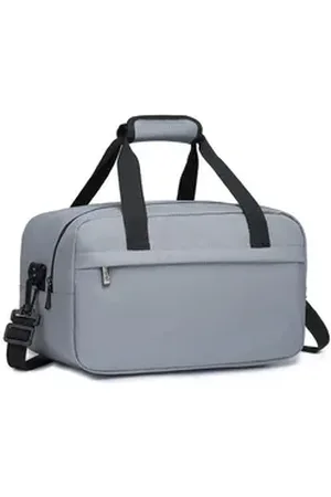 Kono Reisetasche Handgepäck Tasche Unisex Gym Henkeltasche Weekender grau L(55x35x25cm)