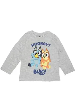 Bluey Langarmshirt und Bingo für Jungen grau 110