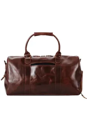 Buckle & Seam Weekender Collin, Leder braun