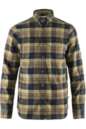 Fjällräven Trekkingrucksack Singi Heavy Flannel Shirt M, 227 Dark Sand, Gr. L