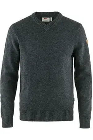 Fjällräven Trekkingrucksack Övik V-neck Sweater M, 030 Dark Grey, Gr. L