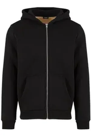 Urban classics Sweatjacke Bonded Sherpa Zip Hoody schwarz 4XL
