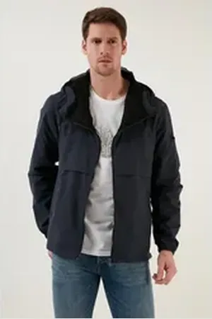 Buratti Kurzjacke Hooded Light Jacket 571232 blau XXL