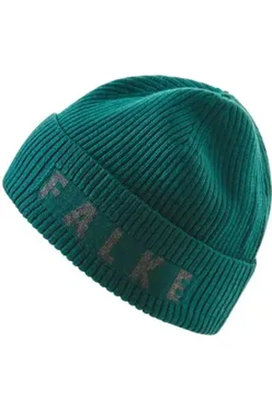 Falke Strickmütze (1-St) mit feinster Merinowolle grün