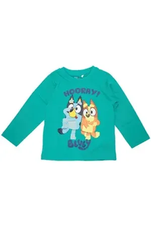 Bluey Langarmshirt und Bingo für Jungen grün 110
