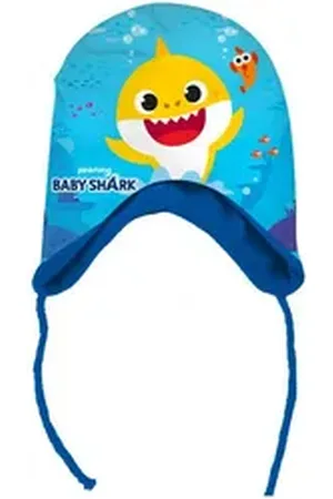 Baby Shark Fleecemütze Wintermütze für Kinder – Mütze für Mädchen und Jungen blau