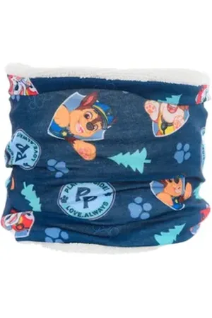 Paw Patrol Loop Chase Kinder Jungen Winter-Schal Schlauch-Schal grau