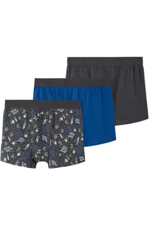 NAME IT Slip NKMBOXER 3P IRON SPACE blau 134/140