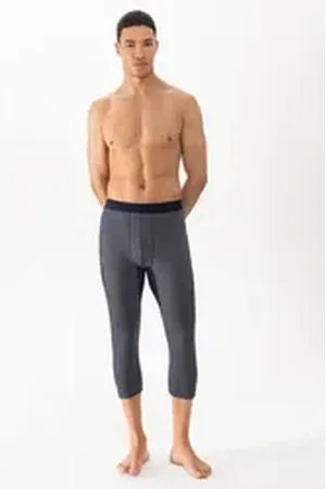 Mey Lange Unterhose Herren Serie PRFRMNC+ Uni (Einzelartikel, 1-St., 1) blau XL