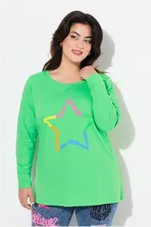 Angel of Style Angel of Style Longsleeve Langarmshirt Neon-Stern grün 48