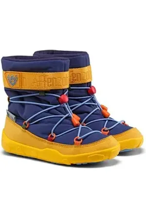 Affenzahn Schneestiefel Vegan Snowy Winterstiefel blau|gelb 29 EU