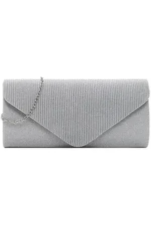Tamaris Clutch TAS Amalia Metallic (1-tlg), ́Für Damen silberfarben
