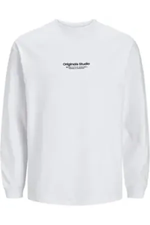 JACK & JONES Langarmshirt JORVESTERBRO TEE LS CREW NECK JNR schwarz 164