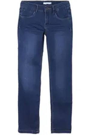 NAME IT Slim-fit-Jeans Mädchen Jeans Hose Slim Fit Dark Blue Denim-134 Slim Skinny Jeans blau 134