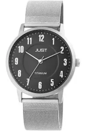 Just Watch Quarzuhr Grevin Titan Herrenuhr mit Edelstahl-Milanaisearmband