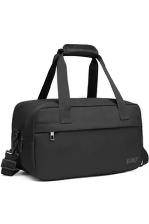 Kono Reisetasche Handgepäck Tasche Unisex Gym Henkeltasche Weekender schwarz L(55x35x25cm)