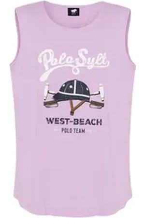 Polo Sylt Tanktop im Polosport-Look lila 122/128
