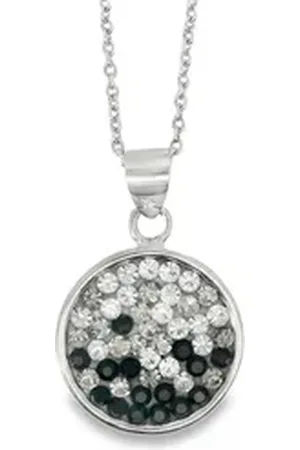 Impala Kette mit Anhänger Halskette Celina, 925 Sterling silber, Schmuck für Damen, mit Kristallsteinen