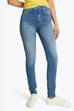 Tommy Hilfiger Skinny-fit-Jeans Sylvia High Rise Skinny in Knöchellänge, in blauer Waschung blau 29