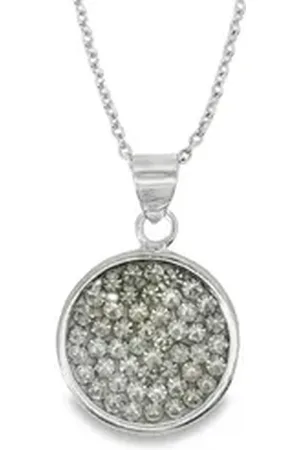 Impala Kette mit Anhänger Halskette Celina, 925 Sterling silber, Schmuck für Damen, mit Kristallsteinen