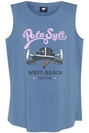 Polo Sylt Tanktop im Polosport-Look blau 134/140