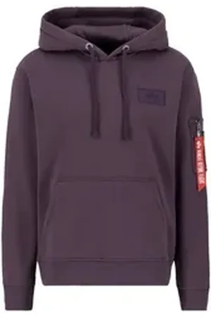 Alpha Industries Hoodie Men - Hoodies Back Print Hoodie lila 2 XL