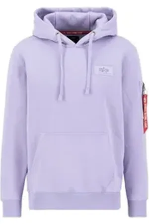 Alpha Industries Hoodie Men - Hoodies Back Print Hoodie lila L