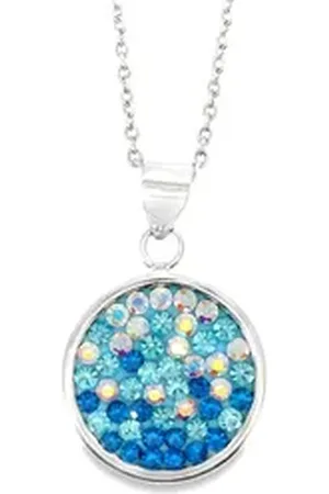 Impala Kette mit Anhänger Halskette Celina, 925 Sterling silber, Schmuck für Damen, mit Kristallsteinen