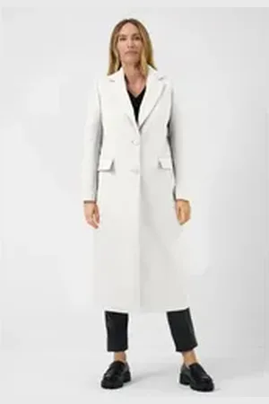 RICANO Langmantel Ilaria Made in Italy weiß XL