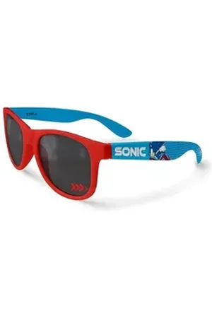 Sonic The Hedgehog Sonnenbrille Sonnenbrille für Kinder Mit trendigem Design und UV-Schutz rot