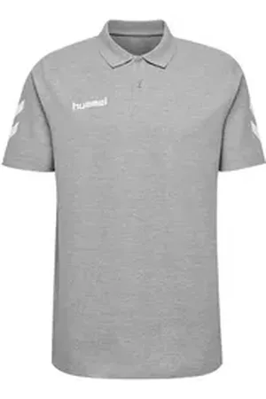 Hummel Poloshirt Cotton Poloshirt Kids F9001 Polos Kinder Baumwolle grau 8 (128)