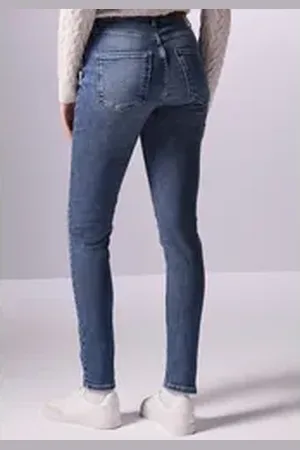 Street one Skinny-fit-Jeans High Waist blau 27