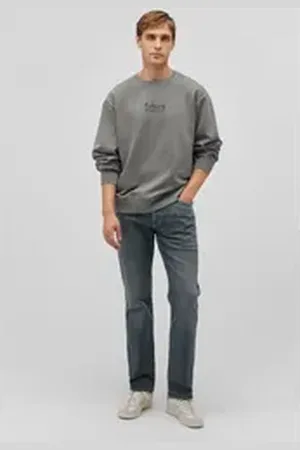 Mavi Rundhalspullover FUTURE SWEATSHIRT Sweatshirt mit Print grau XXL