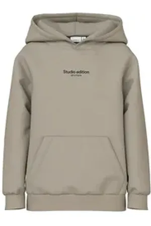 NAME IT Sweatshirt NKMBRODY LS NREG SWEAT WH BRU NOOS beige 122 (128)