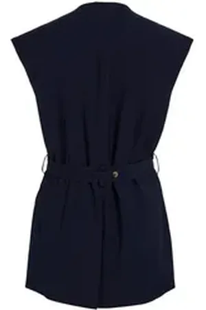 VILA Longweste blau 40