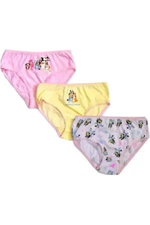 Bluey Slip Bingo 3er Pack Slips Kinder Mädchen Unterwäsche 122/128