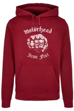 Merchcode Kapuzensweatshirt Herren Motorhead - Iron Fist Basic Hoody (1-tlg) rot XS