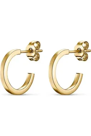 GUIA Paar Creolen Damen-Creolen (Paar) gelb|goldfarben