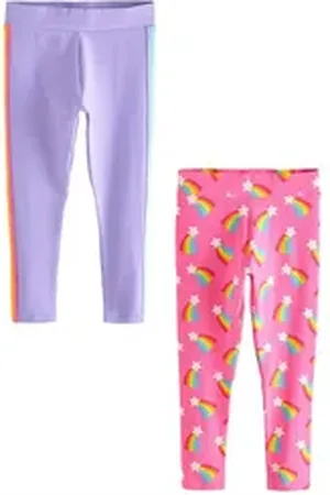 Little Bird Leggings Leggings, 2er-Pack (2-tlg) lila|rosa 122-128 (7-8 J.)