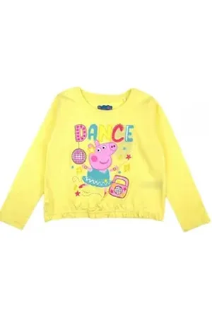 Peppa Pig Langarmshirt Peppa Wutz gelb 110