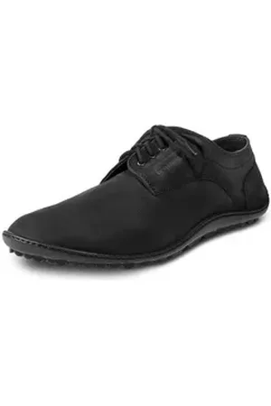 leguano Dean - eleganter Leder Barfußschuh Barfußschuh schwarz 40 EU