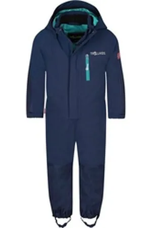 TROLLKIDS Schneeoverall Kids Bergen Overall blau 128 Kinder