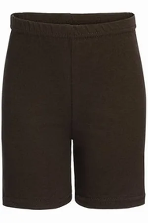 Ladeheid Leggings Mädchen Kurze Leggings aus Baumwolle LAMA07 (1-tlg) elastischer Bund braun 152-158